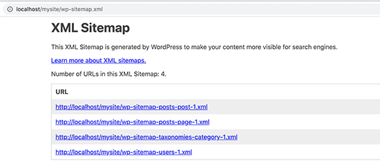 sitemap